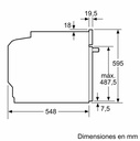 HORNO ELECTRICO EMPOTRABLE 4D PROFESIONAL MULTIFUNCION 60CM -INOXIDABLE- BOSCH [HBG635NS1]