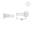 ACCESORIO JABONERA DYNAMIC BLANCO -  HIDROMET [8521BLBL]