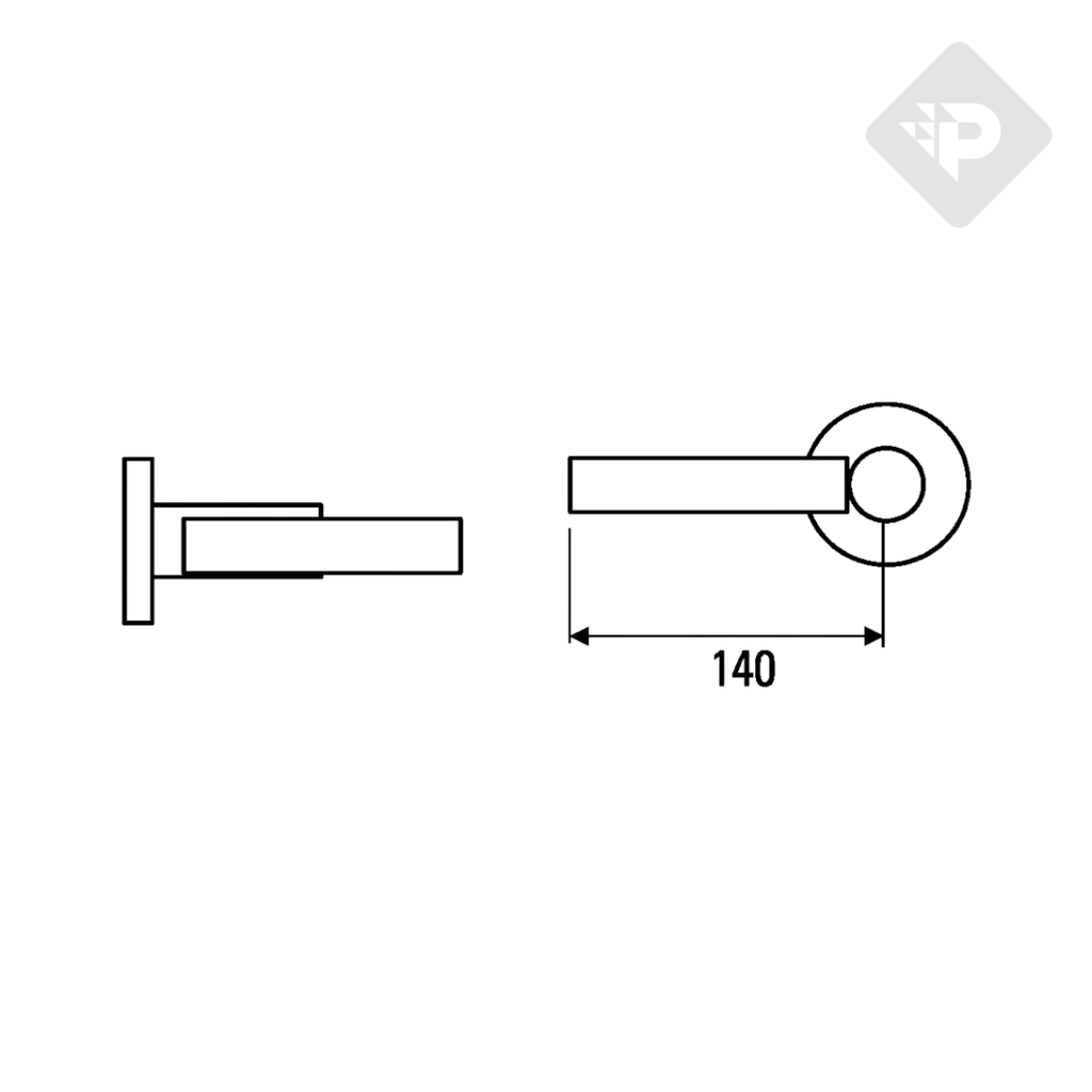 ACCESORIO JABONERA DYNAMIC CROMO -  HIDROMET [08521CRCR]