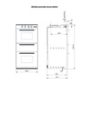 HORNO MULTIGAS + HORNO ELÉCTRICO HXCLW - CON LUZ, GRILL, SPIEDO Y TERMOSTATO - 60CMX130CM - ACERO INOXIDABLE - DOMEC [62205]