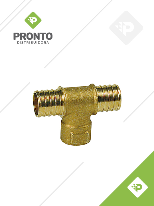 TEE HEMBRA BRONCE 1"X3/4"X1"-GZ154Y045-GIACOMINI