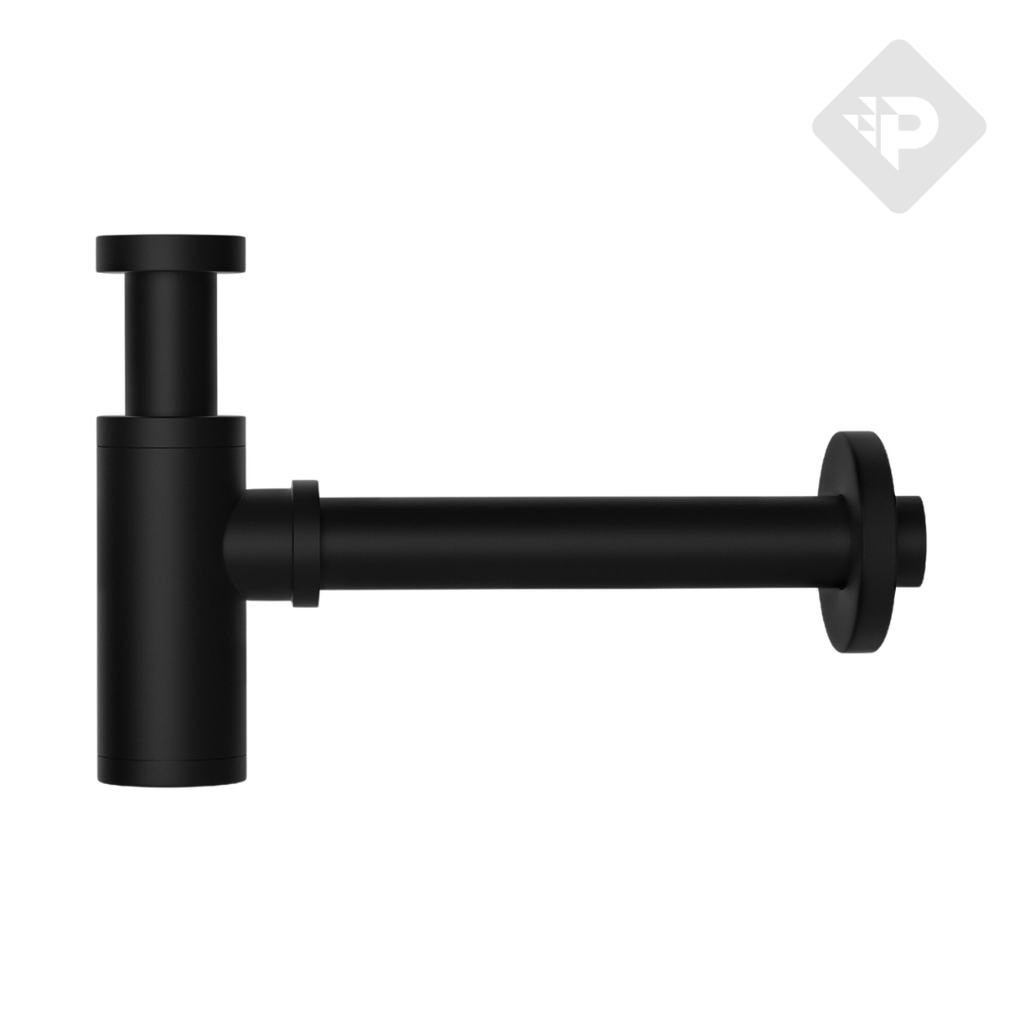 ACCESORIO DESCARGA CON SIFÓN PARA LAVATORIO NEGRO - PIAZZA [SL400NE]