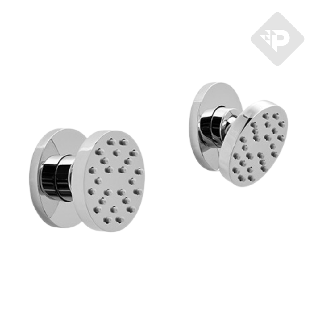 ACCESORIOS JETS METÁLICOS TERME DIRECCIONABLES x2 UNIDADES CROMADO - PIAZZA [54004]