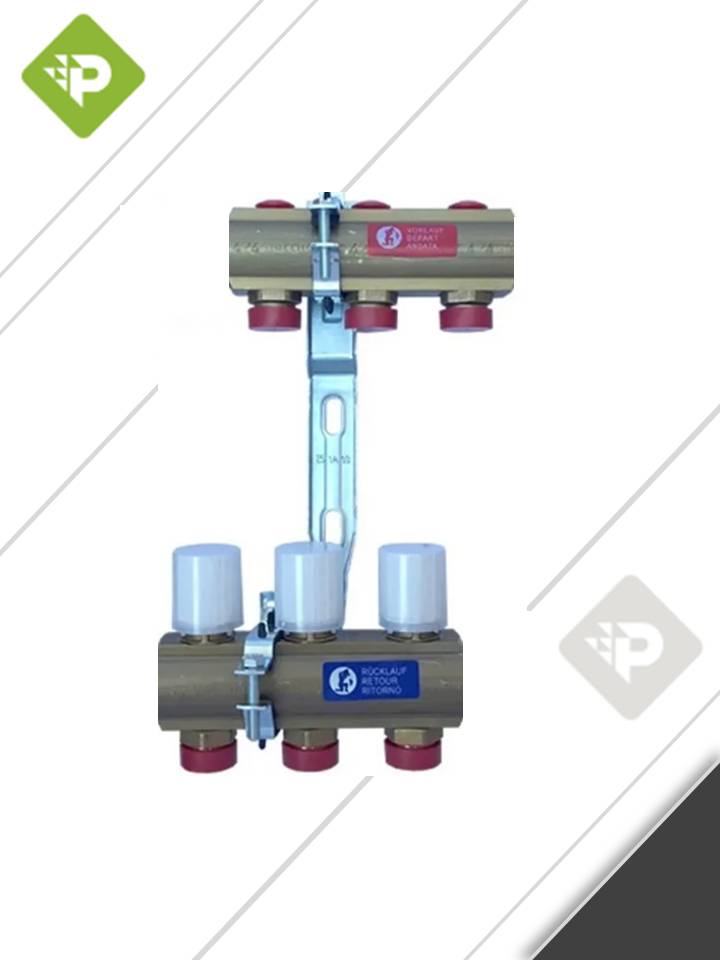 COLECTOR PREMONTADO 3 CIRCUITOS R553Y003 GIACOMINI - 1"