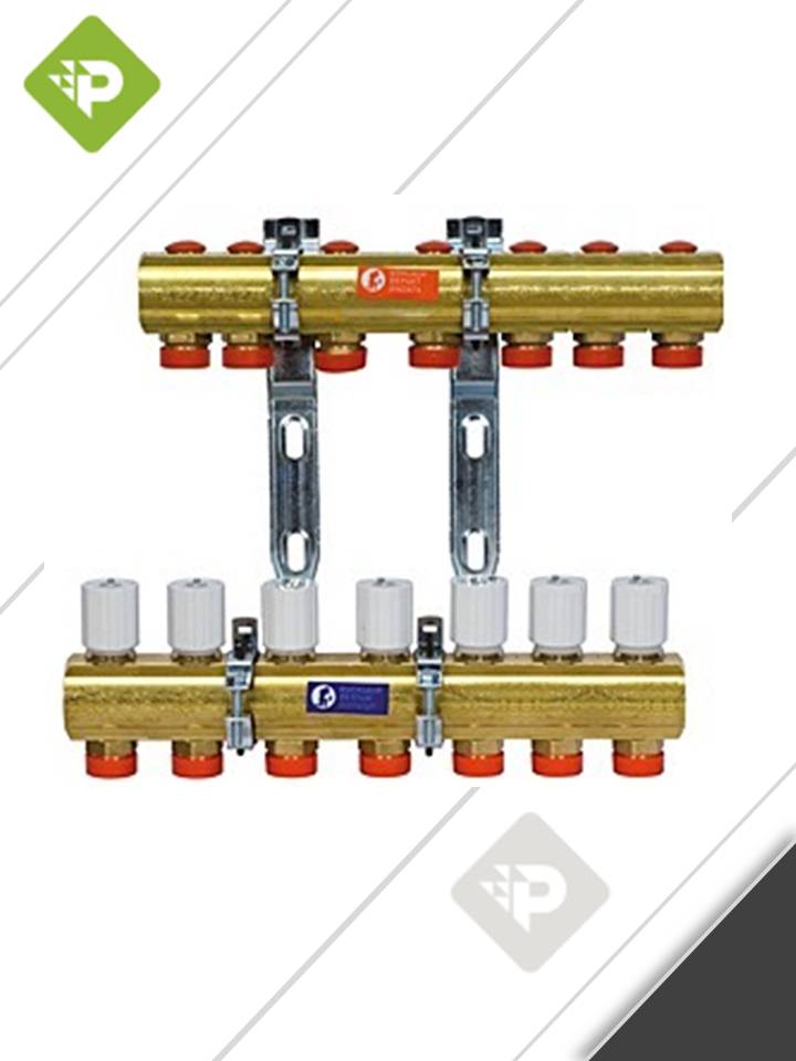 COLECTOR PREMONTADO 7 CIRCUITOS R553Y007 GIACOMINI - 1"