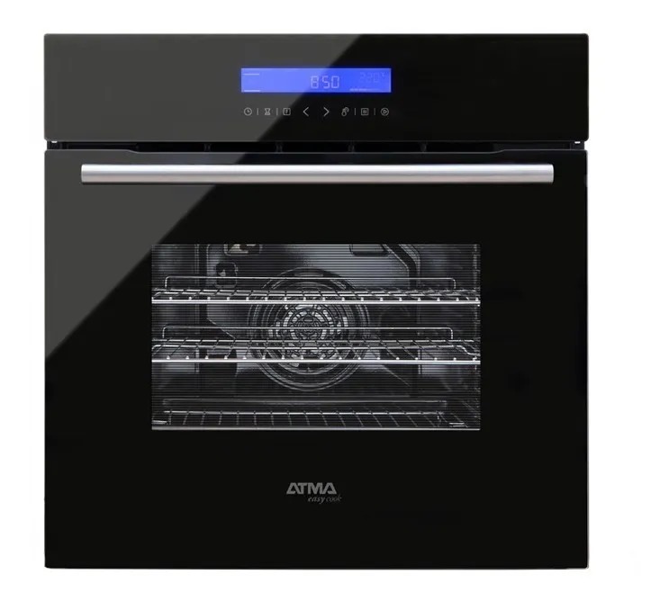 HORNO ELÉCTRICO PARA EMPOTRAR CHE3060D 65L NEGRO - ATMA [94CHE3060D]