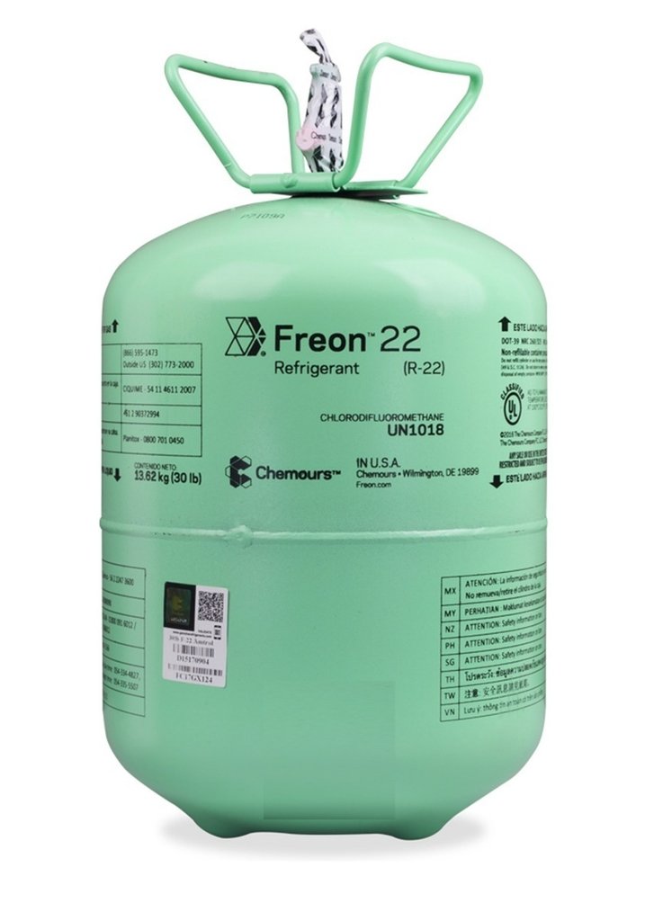 GAS REFRIGERANTE FREON R22 - 13.61 KG CHEMOURS
