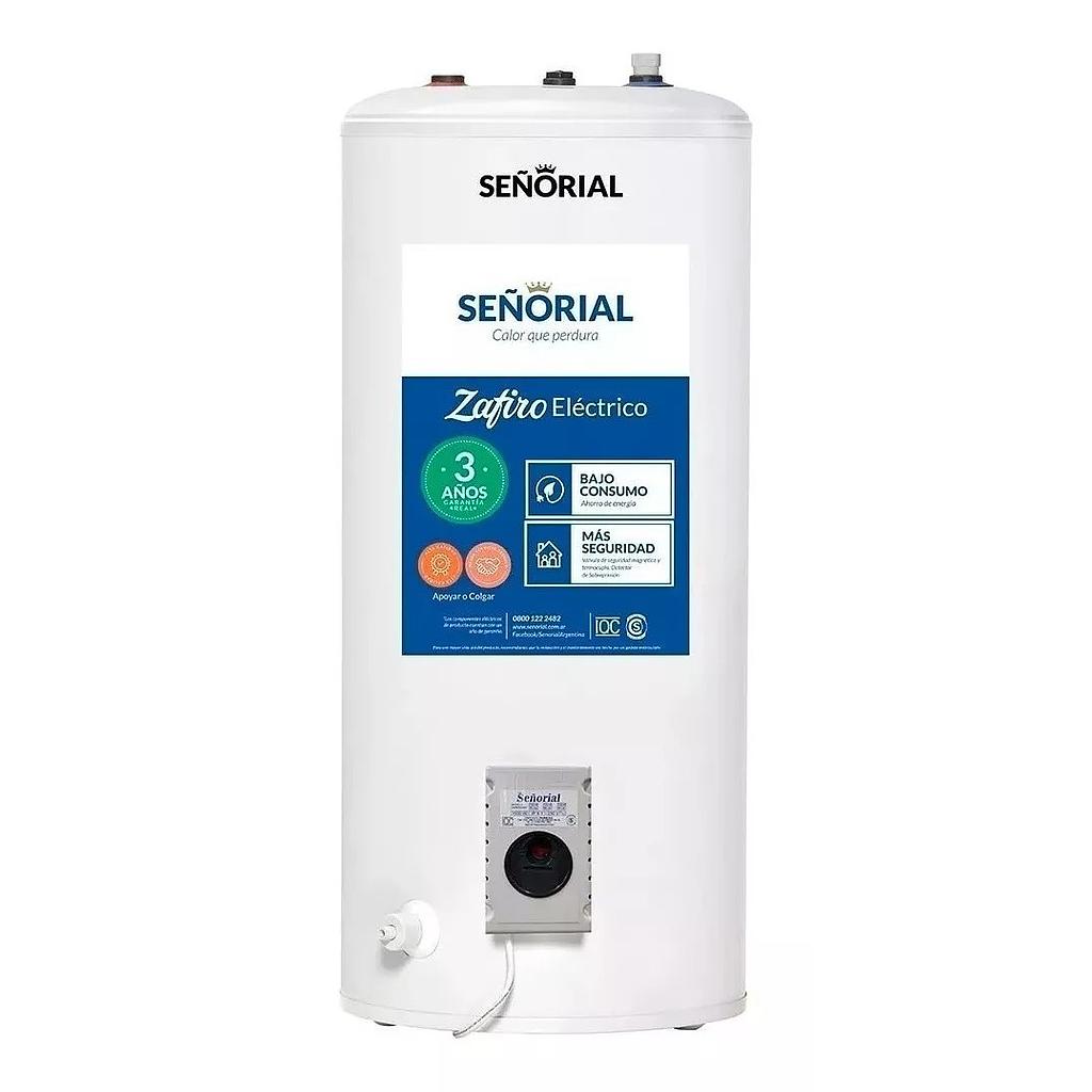 TERMOTANQUE ELÉCTRICO ZAFIRO 95l 230v PARA COLGAR/APOYAR CON CONEXIÓN SUPERIOR - SEÑORIAL [TESZ-95]