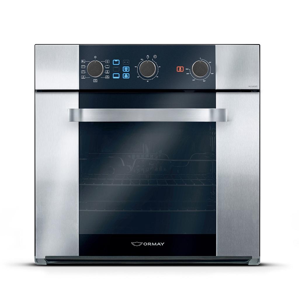 HORNO EMPOTRABLE ELECTRICO 60lts 220V - NEGRO - CON GRILL - ORMAY [HE-60A0]