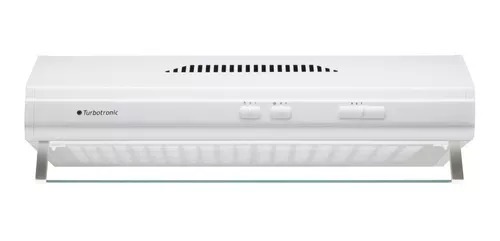 PURIFICADOR TURBOTRONIC 60CM - 2 MOTOR - 3 VELOCIDADES - ABSORCION 350M3/H - COMANDOS DESLIZABLES - BLANCO - SPAR [3710-TUR]