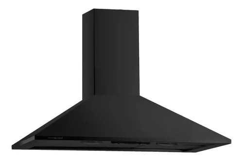 CAMPANA DE PARED PRIMA 60CM - 3 VELOCIDADES - TURBINA DOBLE - NEGRO - SPAR - [5941-408]