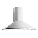 CAMPANA CONVEXA 60CM - 1 MOTRO - TURBINA DOBLE - 3 VELOCIDADES - ABSORCION 510M3/H - ACERO - SPAR [6342-428]