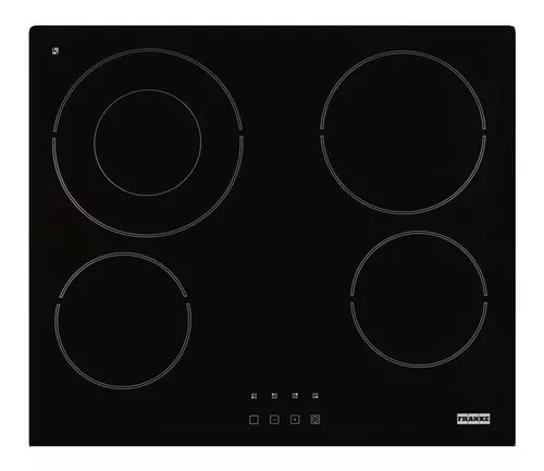 ANAFE ELECTRICO 4 HORNALLAS VITROCERAMICO 60CM FHC 604 - NEGRO - SPAR [9010-014]