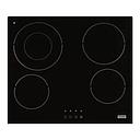 ANAFE ELECTRICO 4 HORNALLAS VITROCERAMICO 60CM FHC 604 - NEGRO - SPAR [9010-014]