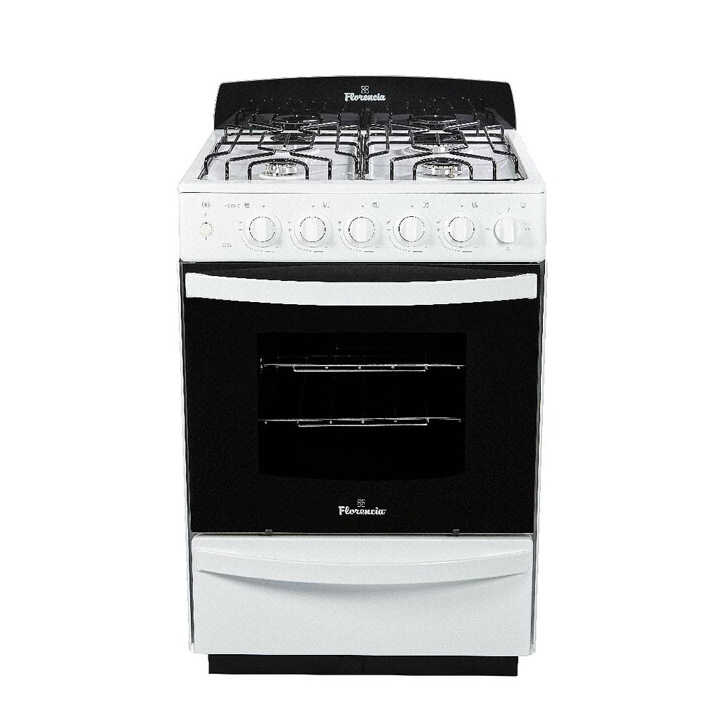 COCINA MULTIGAS 65LT 4 HORNALLAS CON ENCENDIDO ELECTRICO - BLANCO - FLORENCIA [FLOR5536]