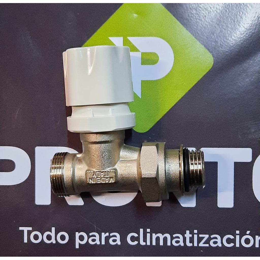 VALVULA TERMOSTATIZABLE RECTA TERMO TECNA LATYN RD2508