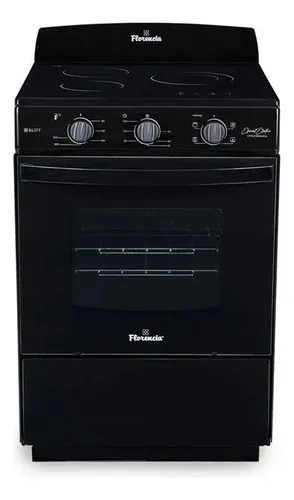 COCINA ELECTRICA 65LT 4 PUNTOS DE COCCION CON 3 FUNCIONES Y SUPERFICIE VITROCERAMICA - NEGRO - FLORENCIA [FLOR8637E]