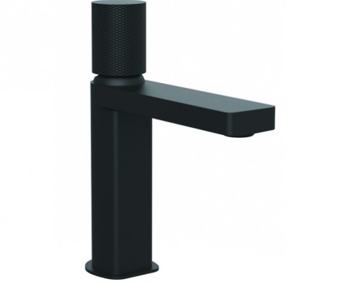 GRIFERIA LAVATORIO BAJO DE BAÑO MONOCOMANDO TEXTURE - NEGRO - HIDROMET [9801NEGR]