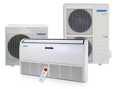 PACK PISO TECHO 6TR NOVA INVERTER - FRIO CALOR POR BOMBA - TRIFASICO - GAS R410A - SURREY (copia)