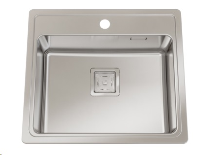 PILETA SIMPLE LUXOR QUADRA MINI Q55 ACERO - JOHNSON [Q 55]