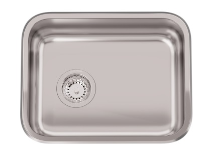 PILETA SIMPLE  E 44 - SOPAPA 
CESTILLO
 ANTIRREBALSE ACERO - JOHNSON [E 44/18 CR]