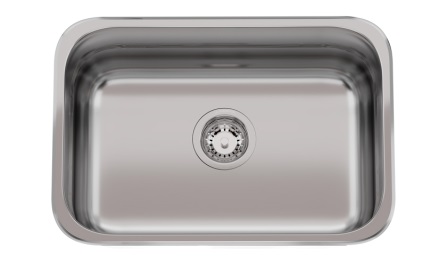 PILETA SIMPLE  E 54 - SOPAPA CESTILLO ACERO - JOHNSON [E 54]