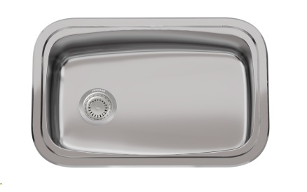 PILETA SIMPLE  E 60 - SOPAPA CESTILLO ANTIRREBALSE ACERO - JOHNSON [E 60 T CR]