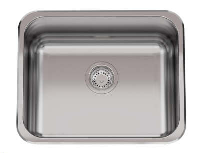 PILETA SIMPLE  E 50 - SOPAPA
 CESTILLO
  ACERO - JOHNSON [E 50]