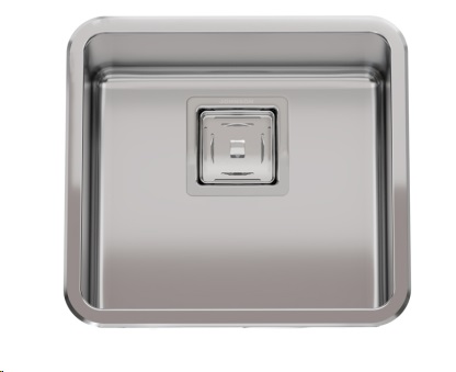 PILETA SIMPLE QUADRA Q37 ACERO -  JOHNSON [Q 37 CR]