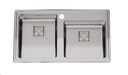 PILETA DOBLE Q085 A ACERO - JOHNSON [Q085 A]