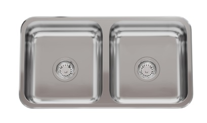 PILETA DOBLE C 37 - SOPAPA 
CESTILLO ACERO - JOHNSON [C 37/18]