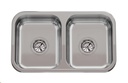PILETA DOBLE CC 28 - SOPAPA 
AMERICANA ACERO - JOHNSON [CC 28/18]