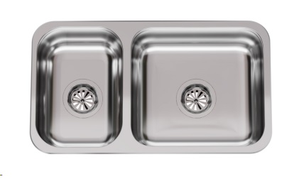 PILETA DOBLE RR 37 - SOPAPA 
AMERICANA ACERO - JOHNSON [RR 37]