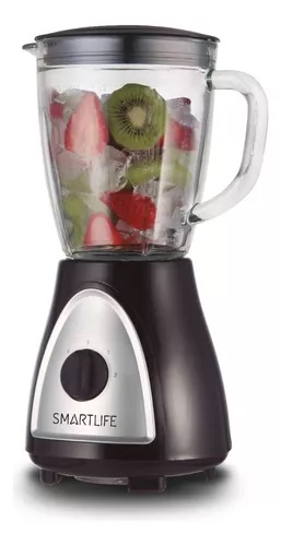 LICUADORA DE MESA 1,5LTS JARRA DE VIDRIO - NEGRO - SMARTLIFE [SL-BL1008BPN]