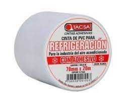 CINTA BARRERA VINILICA 18MTS X 70MM - BLANCA CON PEGAMENTO