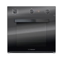HORNO ELÉCTRICO 60 LTS -  EMPOTRABLE - CON GRIL, TIMER,  8 FUNCIONES Y TRIPLE CRISTAL - 60X60CM- NEGRO - ORMAY [HE-60A0]