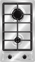 ANAFE MULTIGAS 2 HORNALLAS CON REJILLAS DE FUNDICIÓN  - EFICIENCIA ENERGÉNITCA A+ - ENCENDIDO AUTOMÁTICO - ACERO INOXIDABLE- ORMAY [CARMIN IX]