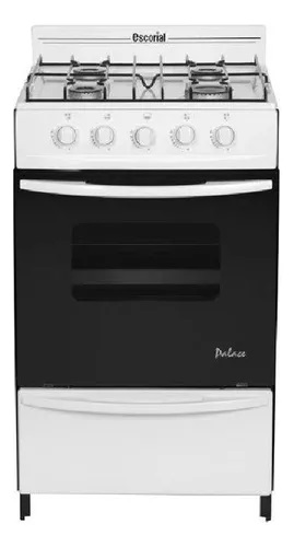 COCINA A GAS LICUADO PLACE - 4 HORANALLAS 50 CM BLANCO - ESCORIAL [PAL51BL]