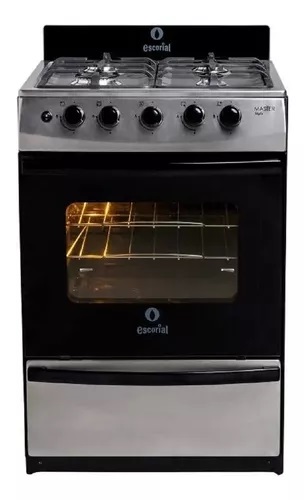 COCINA  MASTER STYLE 4 HORNALLAS 56 CM ACERO INOXIDABLE  - ESCORIAL [MASST56I]