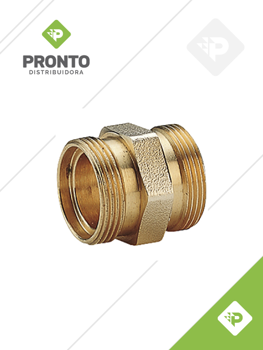 RACOR RECTO ENLACE PARA ADAPTADOR-CODIGO:R560RY008-GIACOMINI