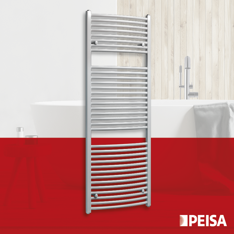 RADIADOR TOALLERO PEISA MODELO:SCALA 150 BLANCO COD: W29000