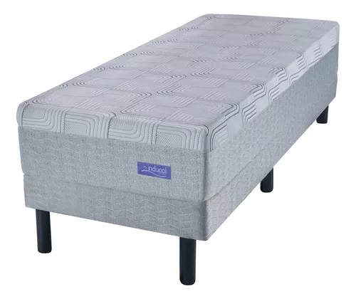 CONJUNTO CARDIEL ESPUMA - 1 PLAZA - 0.90X1.9X0.245 MTS - INDUCOL [207601]