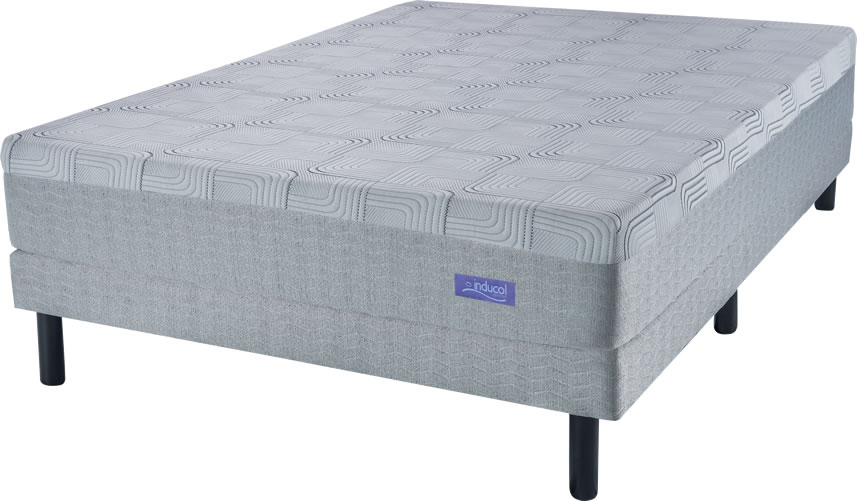 CONJUNTO CARDIEL ESPUMA - 2 1/2 PLAZAS QUEEN SIZE - 1.80X0.245X2.00 MTS - INDUCOL [207607]