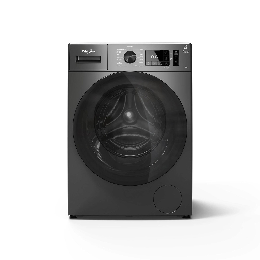 LAVARROPAS INVERTER 9KG CARGA FRONTAL - EFICIENCIA ENERGÉTICA: A++ - GRIS - WHIRPOOL [WNQ90AS]