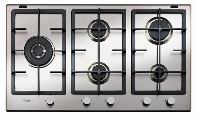 ANAFE EMPOTRABLE MULTIGAS 5 HORNALLAS 90 CM - WHIRLPOOL [GMA9522X]