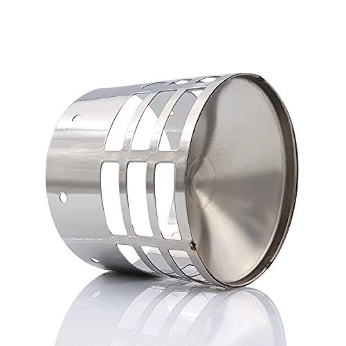 TERMINAL ANTIVIENTO Ø80 INOX COD: D01000