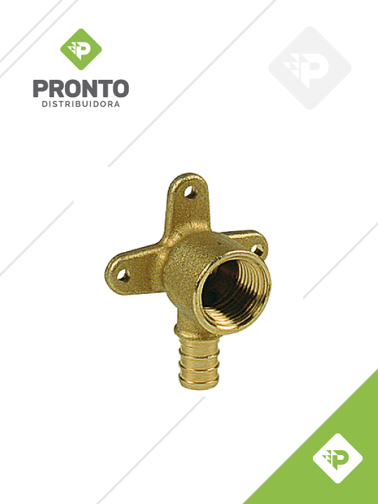 CODO HEMBRA BRONCE C/FIJ. 3/4"X1/2"-GZ139Y004-GIACOMINI