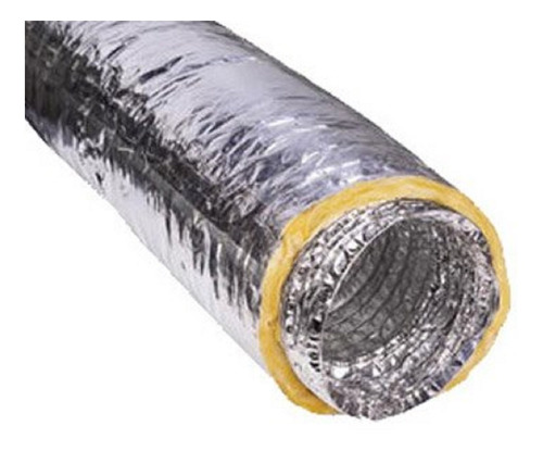 CONDUCTO FLEXIBLE CON AISLACION DE ALUMINIO Ø 12" INYECCIÓN