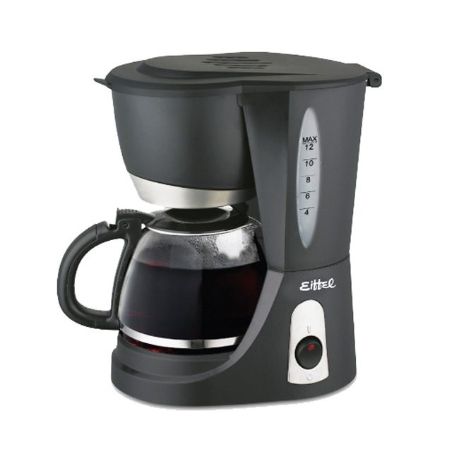 CAFETERA AUTOMÁTICA 0.7LTS - FILTRO DESMONTABLE - NEGRO -EIFFEL [E-250]