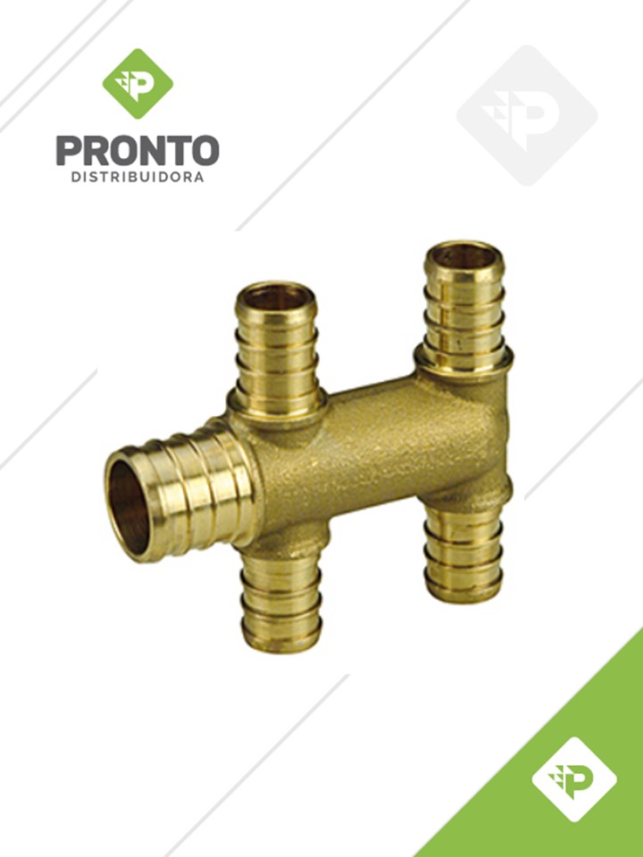 RACOR COLEC. MULTIF. 1 ENTR 3/4 X 4 SAL.1/2 COD GZ152Y042